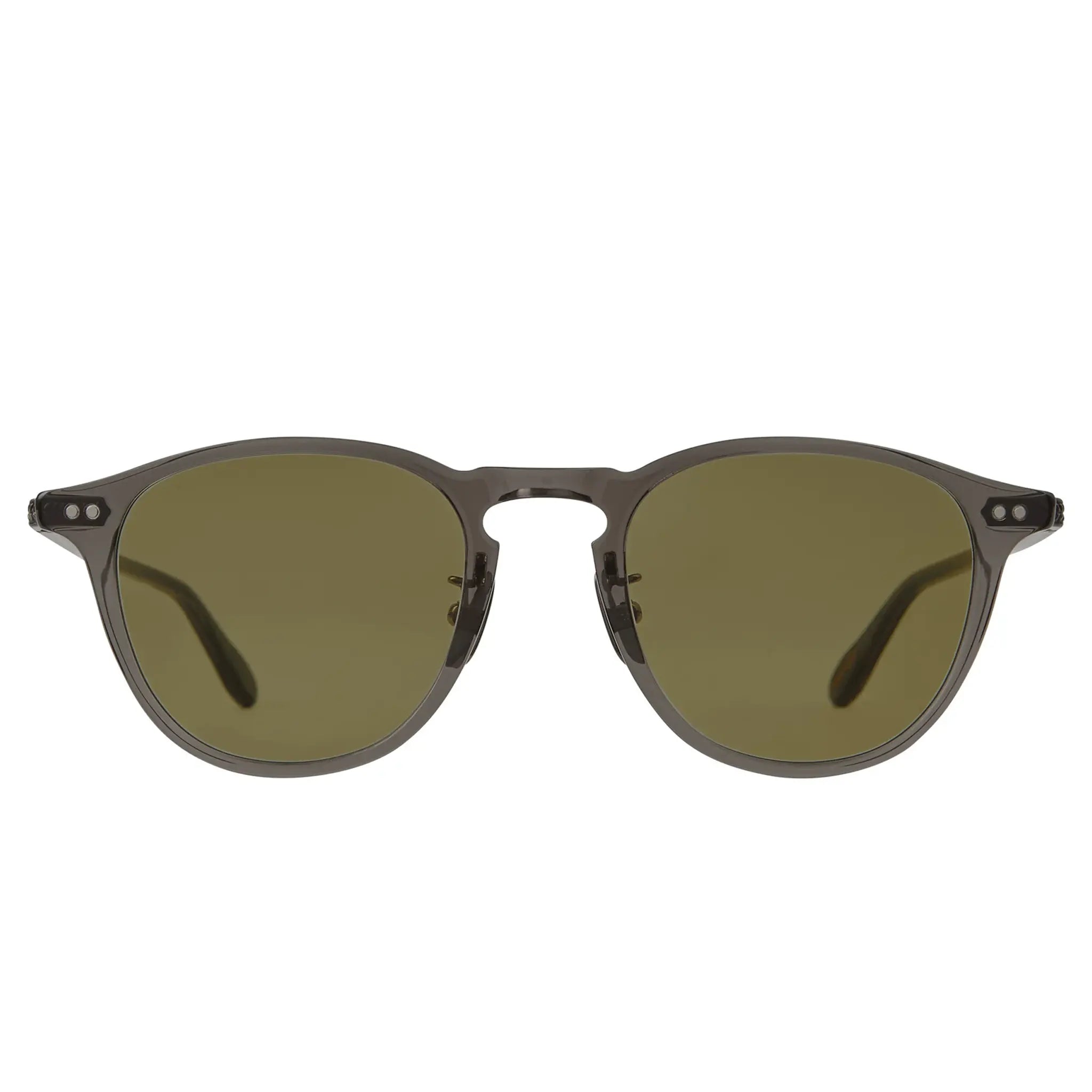 Front View of Garrett Leight Hampton J Forever Classic Eclipse Sunglasses 2165-47-ECL/PMJTO